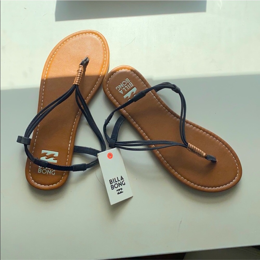Black Billabong Sandals